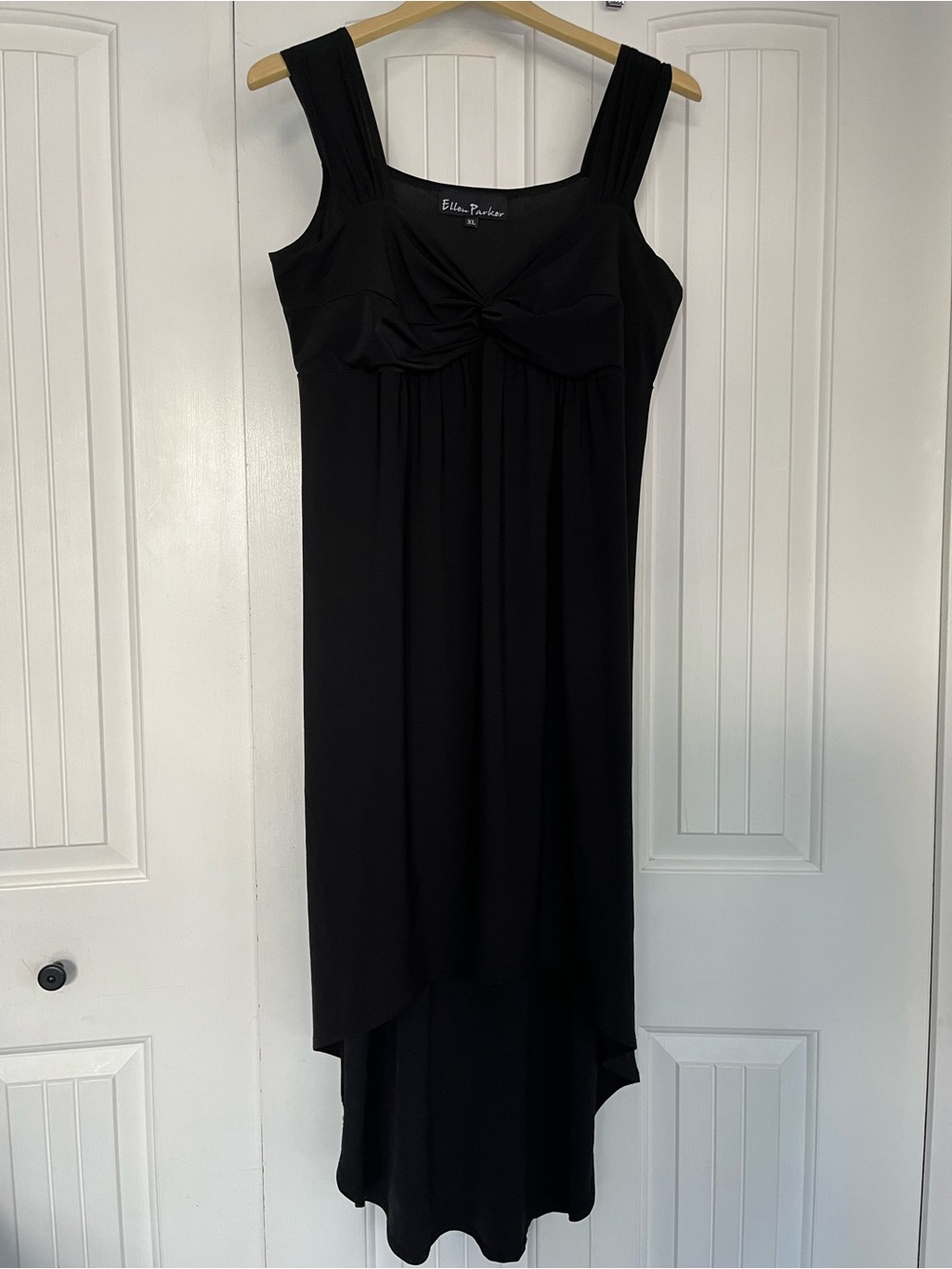 Ellen Parker, Black High-Low Tank Dress Size XL